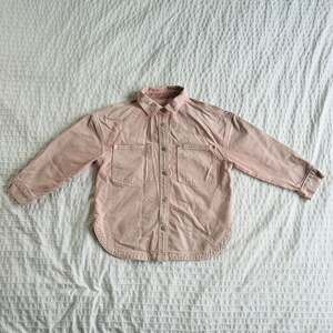 GAP Kids L (10-11Y) Pink Denim 100% Cotton Pockets Button Jacket D56